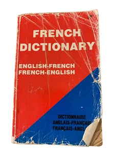 English-French & French-English Dictionary Paperback from 1988 - Picture 1 of 5