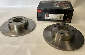 2x brake disc NK 202302 suitable for FIAT INNOCENTI LANCIA SEAT ZASTAVA FSO - Picture 1 of 10