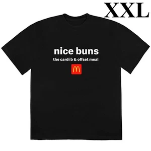 NICE BUNS BLACK TEE, XXL/The Cardi B & Offset Meal, McDonald's - Picture 1 of 3