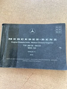 Mercedes-Benz Engine/ Chassis TYP 280 CE-300 CD MOD. 123 Catalog- F (9/80) - Picture 1 of 16