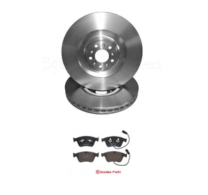 FOR Bentley Continental GT, GTC, FlyingSpur 405mm Front Brake Discs x 2 and Pads - Picture 1 of 4