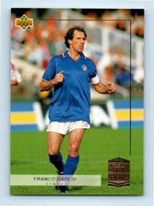 Tarjeta de fútbol Franco Baresi 1993 Upper Deck World Cup vista previa Field Generals #C2 - Imagen 1 de 2