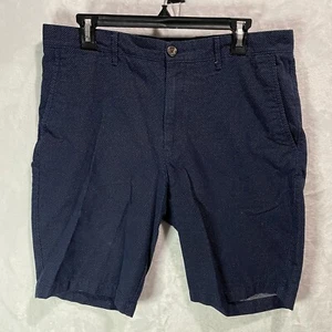 Goodiellow & Co Linden Shorts Mens 34'' Waist Blue Textured Slash Pocket Cotton - Picture 1 of 9