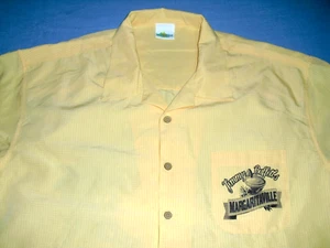 Camicia Jimmy Buffett's Margaritaville Orlando SS gialla taglia 2XL misto rayon - Foto 1 di 5