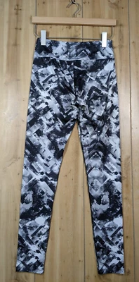 Pantalones de yoga KOS USA para mujer medianos blancos y negros leggings de longitud completa Foto 1 de 4