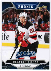 19/20 2019 UD MVP HOCKEY ROOKIE RC BLUE PARALLEL CARDS 220-250 U-Pick From List