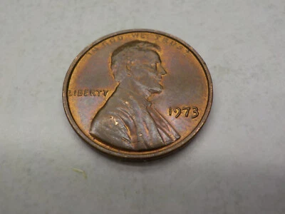 Centavo conmemorativo Lincoln 1973 P BN DDO alrededor de fecha moneda de error-241 Foto 1 de 4