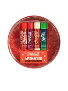 4 Pack Lip Smacker Coca-Cola Lip Balm. Lip Collection Gift Tin - Picture 1 of 3