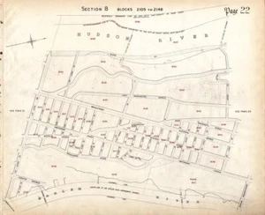 1891 LAND MAP OF THE CITY OF NEW YORK-SURVEY MAP OF WASHINGTON HEIGHTS-22 - Picture 1 of 1