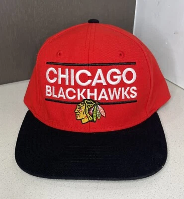 Adidas Chicago Blackhawks NHL Hockey SnapBack Hat 2017 - Image 1 of 4