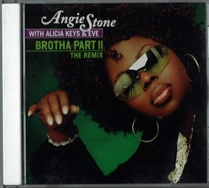 ANGIE STONE - 5" CD - Brotha Part II (3 Track Promo) Alicia Keys & Eve. - Picture 1 of 3