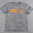 Nike Tennessee Vols Baseball Gray SS Velocity Tee Shirt Mens Medium Heathered