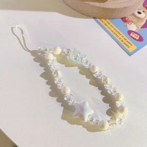 Charm Pentagram Beading Phone Strap DIY Chain Phone Case Hanging Rope BagPendant - Zdjęcie 1 z 7