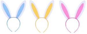 Easter Bunny Rabbit Ears Headband Fancy Dress Costume Accessory - Picture 1 of 4