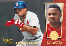 1995 Select Baseball Artist's Proof #76 Ray Lankford St. Louis Cardinals