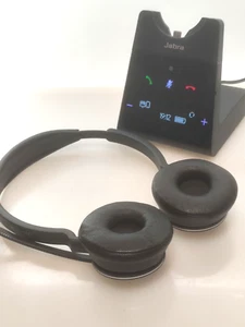 Jabra Engage 75 On-Ear Dect Stereo Headset drahtloser Kopfhörer Tischtelefone - Photo 1/6