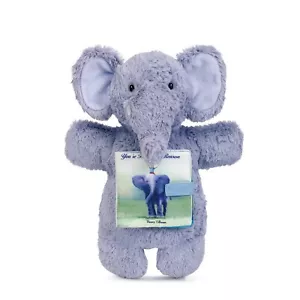DEMDACO Here for A Reason Elefant Puppe & Bilderbuch Kinder Plüschtier - Bild 1 von 2