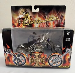 JESSE JAMES WEST COAST CHOPPERS EL DUCE 1:18 DIECAST BLACK BRAND NEW - Picture 1 of 8