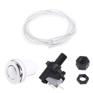 Bath Tub Spa Waste Garbage Disposal Self-Lock Air Switch Push Button Air Hose - Picture 1 of 8