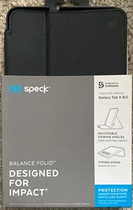 Speck Balance Folio Series Hard Case for Samsung Tab A 8.0 (2018) - Black - Picture 1 of 2