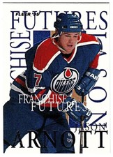 1994-95 FLEER FRANCHISE FUTURES #1 JASON ARNOTT Edmonton Oilers Hockey Card