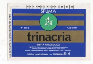 Italy - Vintage Drink Label - Nuova Birra Messina S.p.A., Messina - Trinacria - Picture 1 of 1