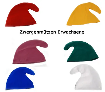 Zwergenmütze Für Erwachsene - Zwergen Hut Mütze - Gnommütze - Zwerg • 2.37€