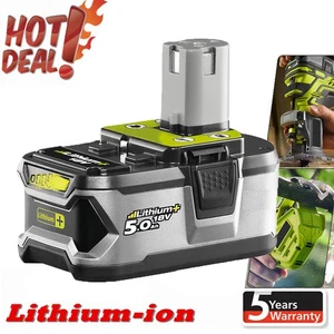 5,0Ah 18V Lithium Akku für RYOBI One Plus RB18L50 P108 P107 P104 DE - Bild 1 von 5