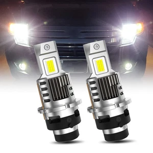 2X Kit de conversión de faros LED D2S D2R bombilla reemplazo xenón HID súper blanco 6500K - Imagen 1 de 11