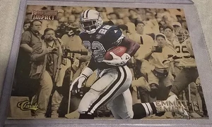 1995 Classic Pro Line Impact Gold /1750 Emmit Smith #I-5 HOF - Picture 1 of 10