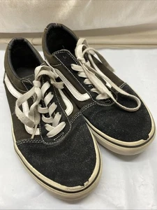 Vans Old Skool Classic schwarz weiß Low Top Jugend Größe 4 Schuhe 500714 - Bild 1 von 24