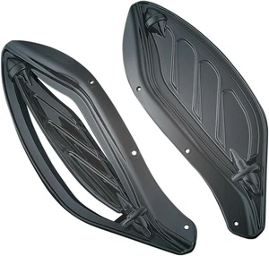 Deflettori aria variabili Kuryakyn per Harley Davidson FLHT 1340 1998 fumo scuro - Foto 1 di 1
