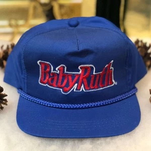 Vintage 90s Baby Ruth Candy Bar Yupoong Twill Snapback Hat Cap NWOT New - Picture 1 of 5