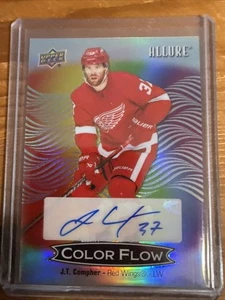 2024-25 Upper Deck Allure Color Flow Autographs Full Rainbow #CFAJC J.T. Compher - Bild 1 von 2