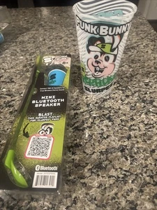 Punk Bunny Green Day Kerplunk slurpee 7-11 Cup and Bluetooth Speaker Straw - Picture 1 of 3
