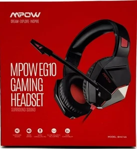 MPOW EG10 Surround Sound Gaming Headset, BH414A, MSRP $55.99 NEW - Picture 1 of 2