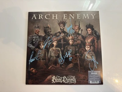 ARCH ENEMY - Blood Dynasty - Vinyl Limited Grey Vinyk LP + booklet) SIGNED - Image 1 of 4