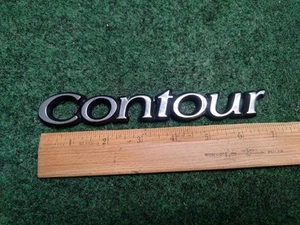 95 96 97 98 99 00 FORD CONTOUR REAR CHROME EMBLEM LOGO BADGE SYMBOL 2S5 - Picture 1 of 4