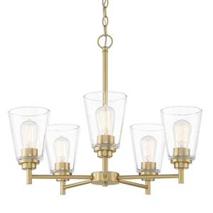 Designers Fountain 95785 Westin 5 Light 24"W Chandelier - Gold - Picture 1 of 4
