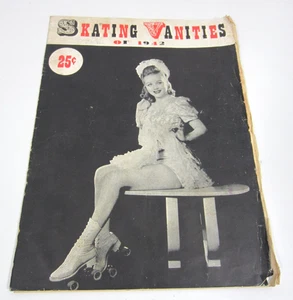 Pattinaggio a rotelle vanità del 1942 programma souvenir spettacolo musicale GAE Foster epoca WW2 - Foto 1 di 8