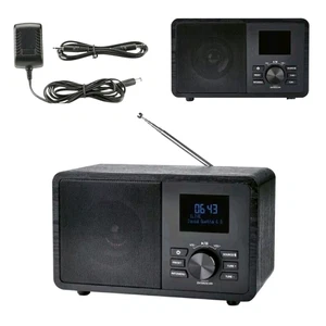 SILVERCREST  DAB+-Bluetooth®-Radio, in Holz-Optik Schwarz - Bild 1 von 1