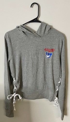 UNDERCOVER Felpa maglione ROSA Victoria Secret Chicago Cubs LOGO donna piccola
