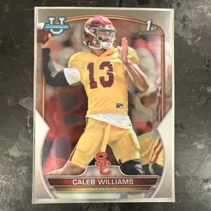 2022 Bowman University Chrome - Caleb Williams #50 (RC) - Picture 1 of 2
