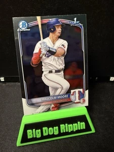 2025 Bowman Malcolm Moore Chrome 1st Prospect Texas Rangers #BCP-129 - Picture 1 of 2