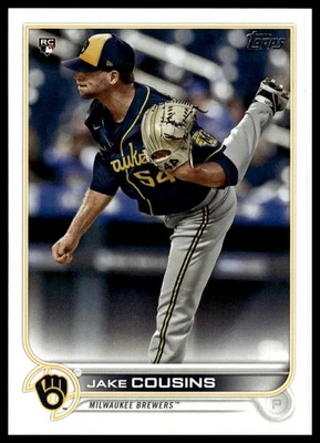 2022 Topps #20 Jake Cousins RC - Image 1 of 2