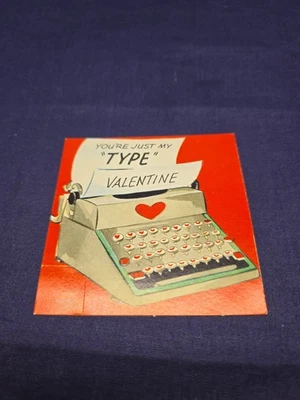 Valentine’s Day Card | You’re Just My Type 50s 60s - Image 1 of 2