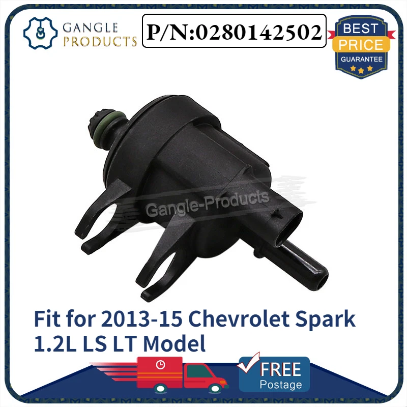 0280142502 Solenoide de válvula de purga de bote de vapor para Chevrolet Spark 2013-15 1,2 L Foto 1 de 4