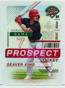 2024 Panini Prospects Seaver King Holo Prizm #72 Nazionali - Foto 1 di 2
