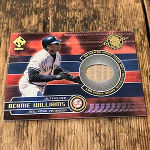 2000 BERNIE WILLIAMS PRIVATE STOCK GAME USED BAT CARD - Picture 1 of 2