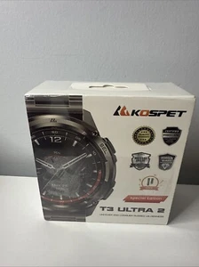 2025 KOSPET TANK T3 Ultra2 Smart Watch Men GPS IP69K Waterproof Rugged Military - Photo 1 sur 2